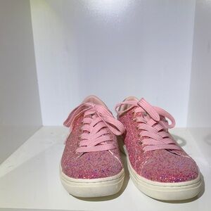 Skechers Sparkling Pink Lace-Up Sneakers